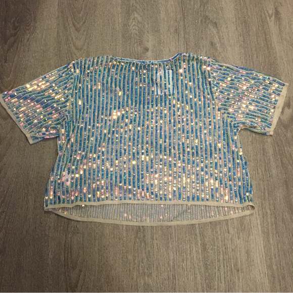 Topshop 2010’s Iridescent Sequence Shirt - Picture 3 of 4